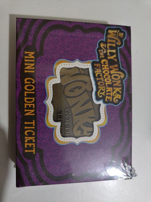Willy Wonka Mini Golden Ticket Ingot