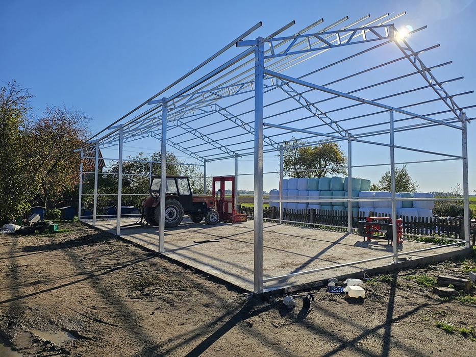 Wiata, hala, garaż, konstrukcja stalowa