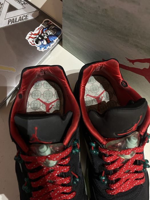 Buty Jordan 5 low clot supreme stone island drill