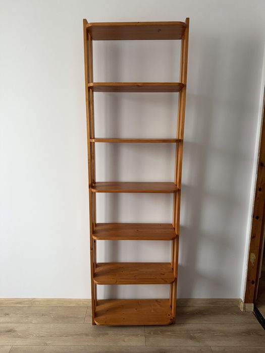 Regał drewniany wysoki