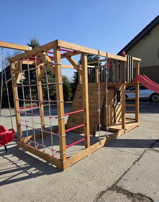 Drewniany plac zabaw model BLAZE-  EKSPOZYCJA ! Świetna cena !