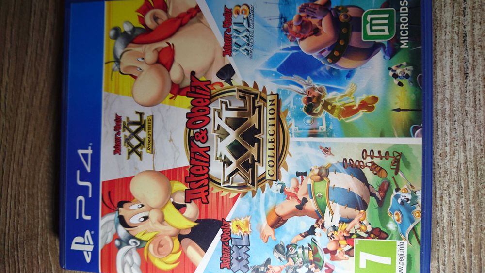 Asterix i Obelix xxl kolekcja TRZY GRY ps4 playstation 4 minecraft lego rayman collection smerfy