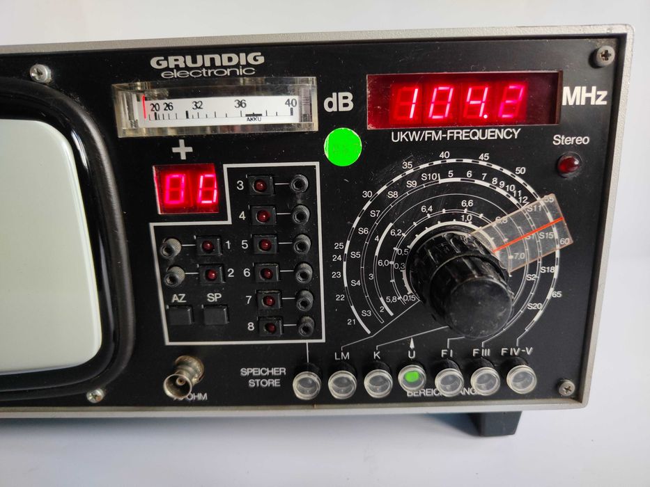 Grundig Antennenmess Empfänger ME 80 miernik antenowy vintage