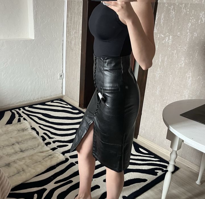 Шкіряна спідниця, нова