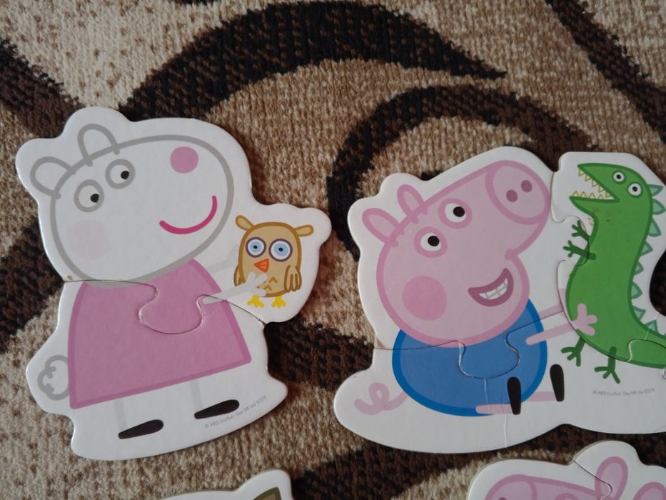 Цупкі пазли 4 в 1 для найменших Щенячий патруль Свинка Пеппа