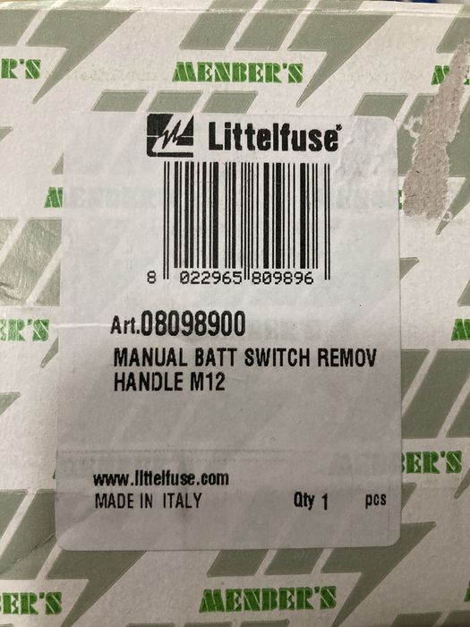 Switch bateria manual Littelfuse - Novo