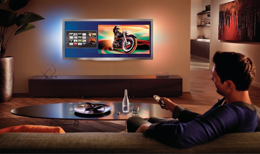 PHILIPS - Ecra:21:9 TV LED Full HD 3D 127 cm 50PFL7956