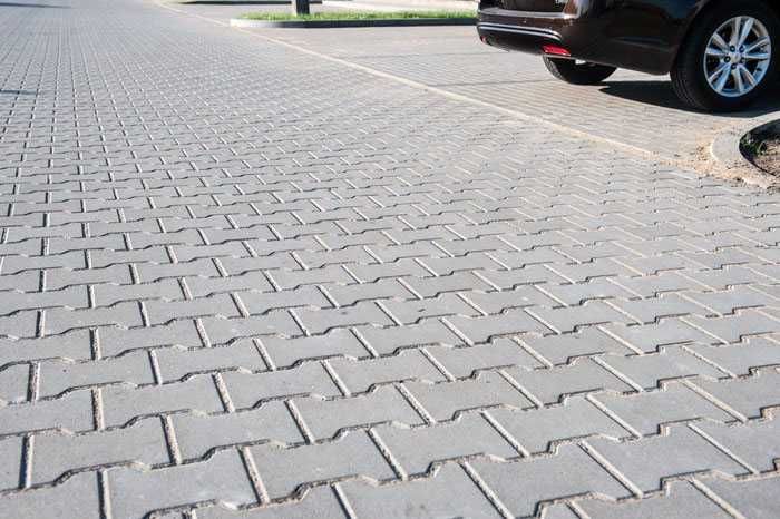 Kostka brukowa Tetka Behaton Kość Dwuteownik 8 cm szary