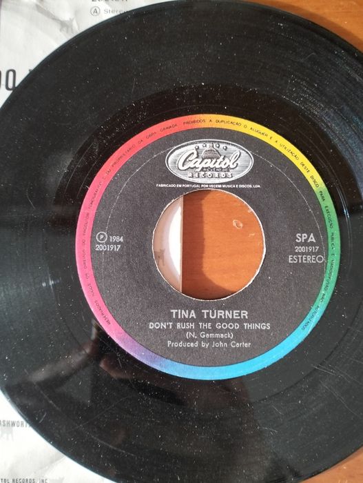 Disco de vinil single Tina Turner