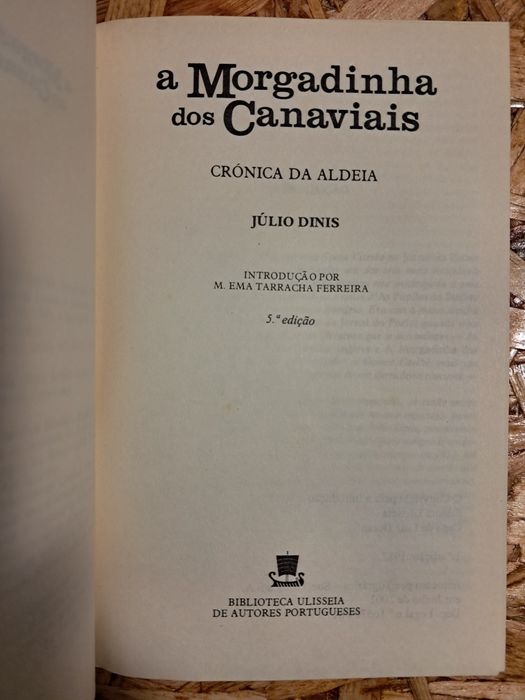 A Morgadinha dos Canaviais (Júlio Dinis)