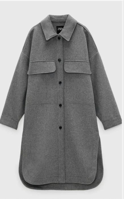 Пальто/сорочка Zara фетрове