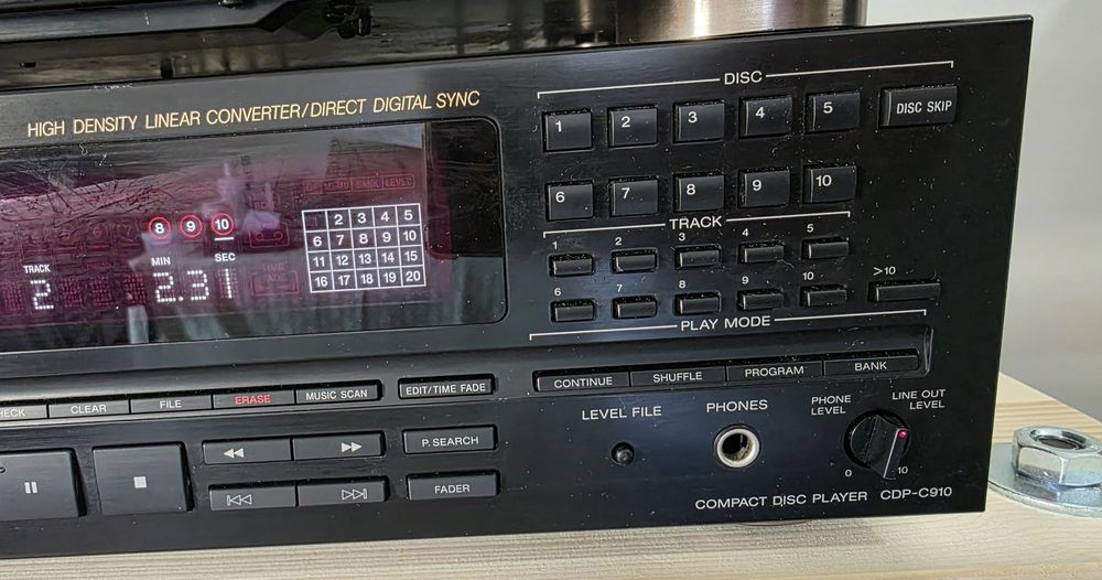 Vendo Sony CDP-C910 HI-FI PREMIUM