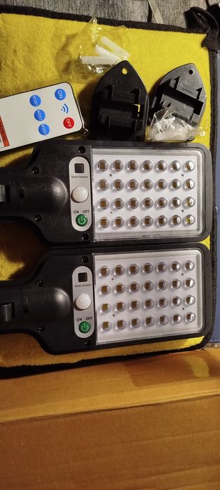 Lampy solarne sensor street komplet gratis wysyłka