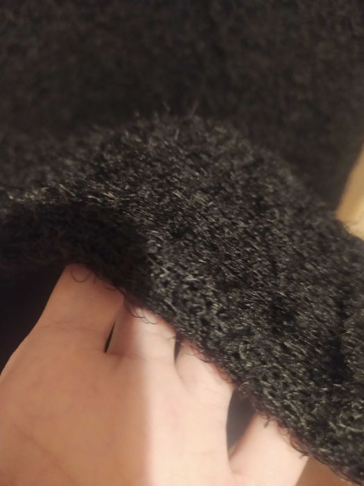 Długi czarny sweter Shein rozmiar S