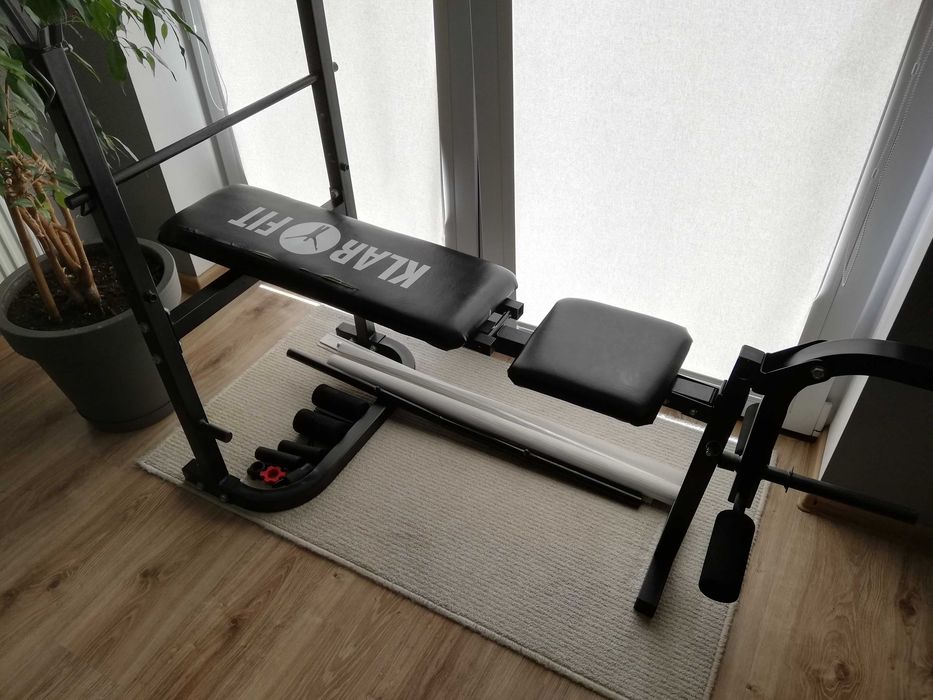 Ławeczka do ćwiczeń fitnes ciężary