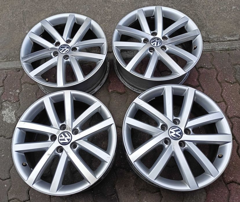 Alusy 18 5x112 5K0 Org VW GOLF PASSAT TOURAN CADDY T4 Seat Skoda A6 A4