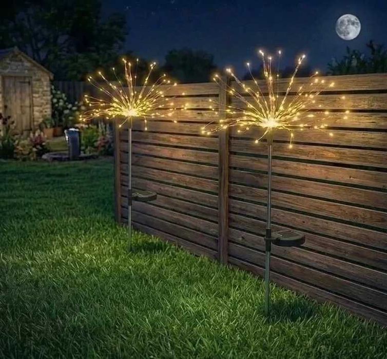 Lampki Solarne Ogrodowe w Kształcie Drzewka