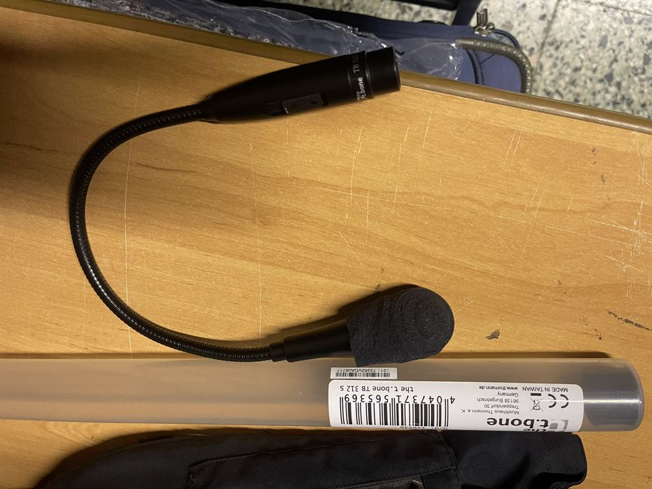 Microfone tbone tb 312 s na caixa