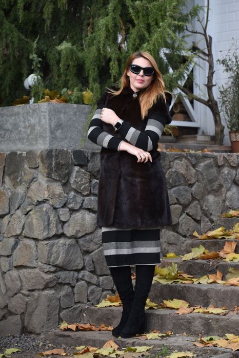 Жилет  норка оригинал италия