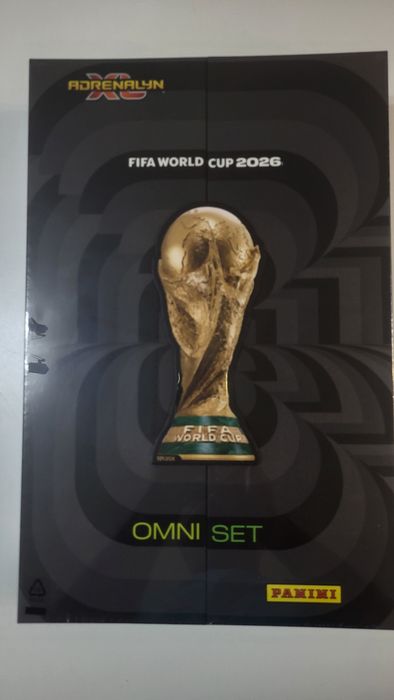 FIFA WORLD CUP 2026 ADRENALYN XL Omni Set - Exclusiva nº 929/2026 intacta vinda da Panini