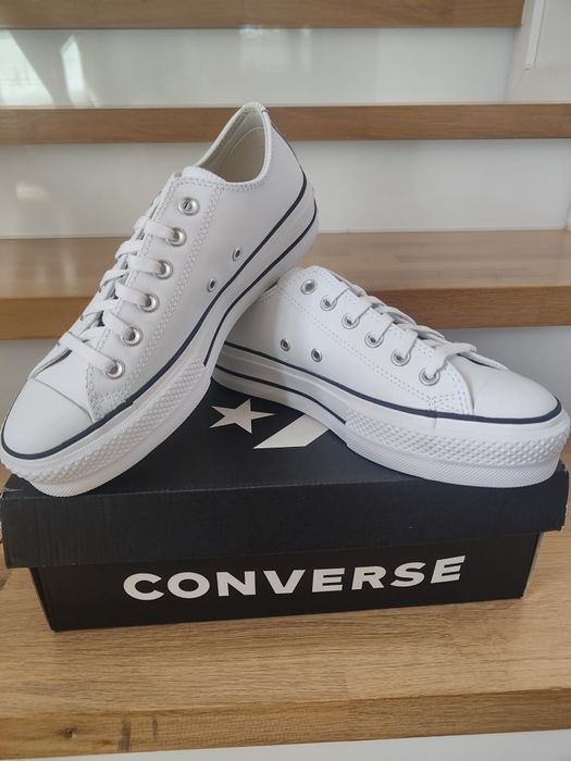 Buty Converse Chuck Taylor nowe białe skóra 38 all Star