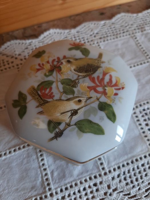 Caixa Guarda-Jóias Oitavada Limoges