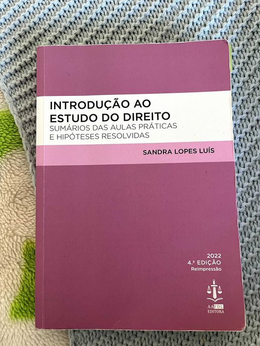 Livro Introdução ao Estudo do Direito Sandra Lopes Luís