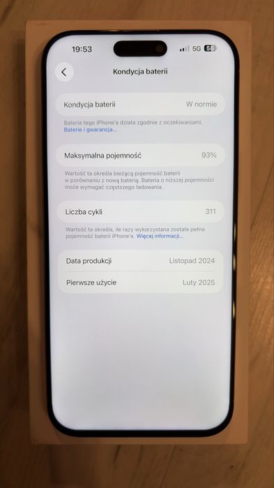 Iphone 16 Pro Max 512GB 93% kondycja idealny stan !
