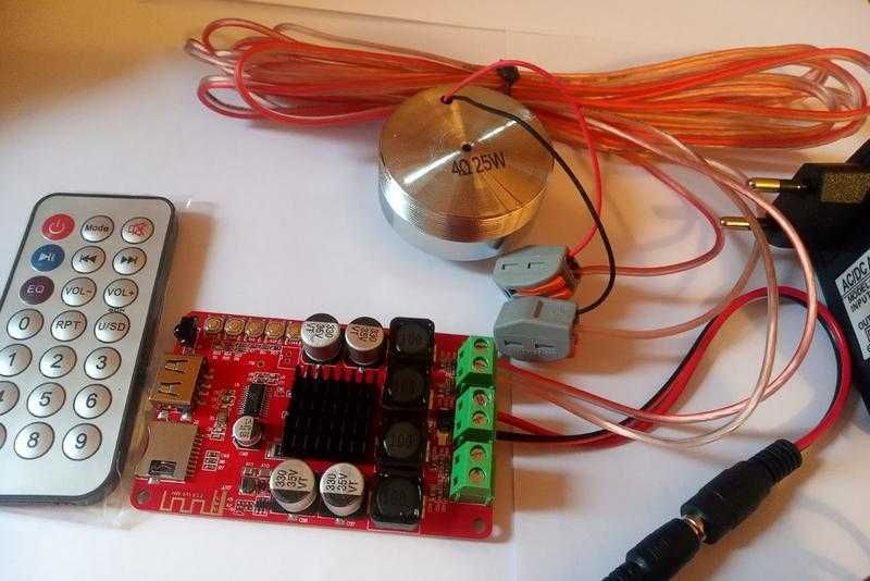 25 Вт 50 Мм Вібродинамік для сусідів + підсилювач та пульт та блок