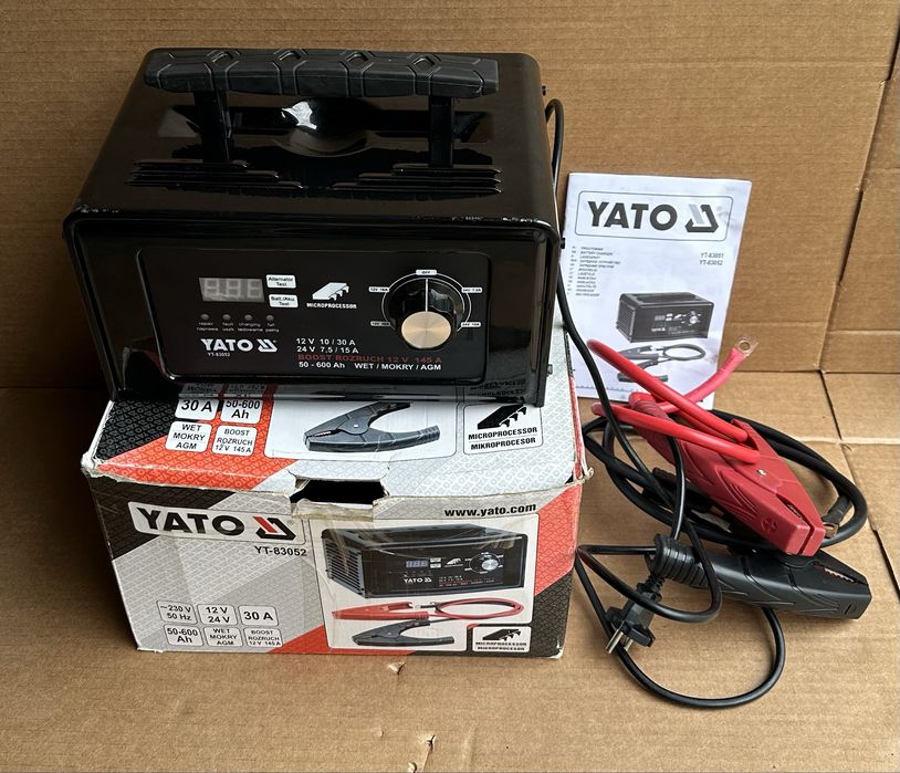 Yato YT-83052 пуско зарядний пристрій зарядка lifepo4