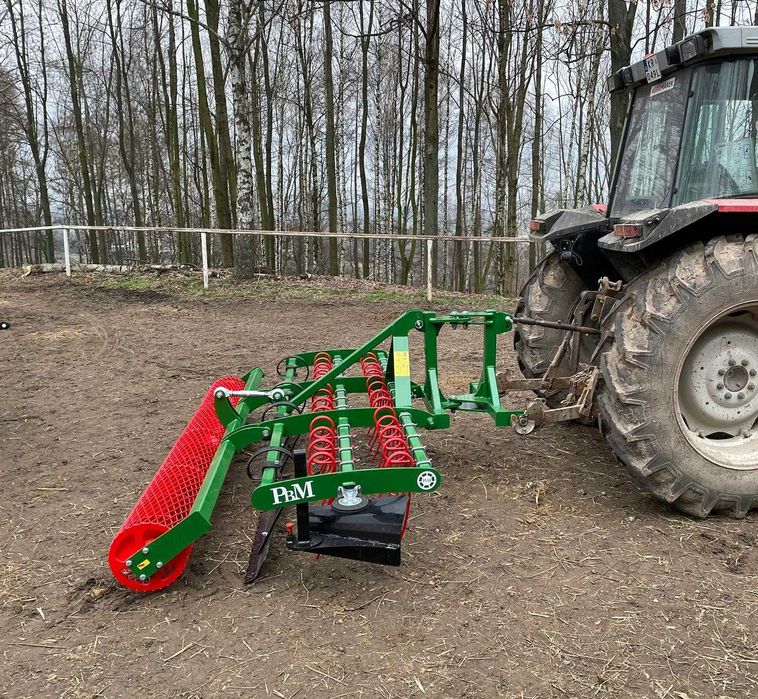 Równiarka do podłoża, równiarka toru, brona do maneży padoku 2,7 m