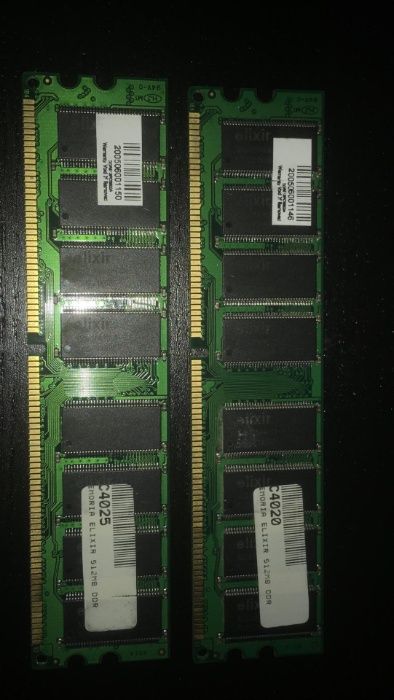 Memória RAM Elixir 512MB x 2 unidades64738880102658123