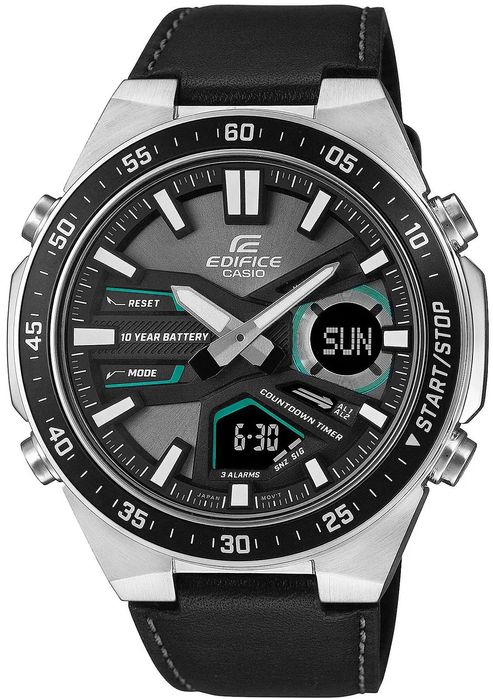 zegarek męski casio edifice efv-c110l-1avef + box