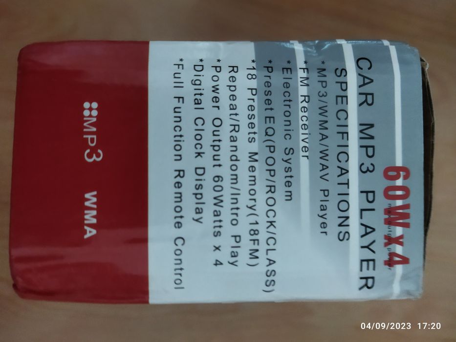 Rádio automovel novo