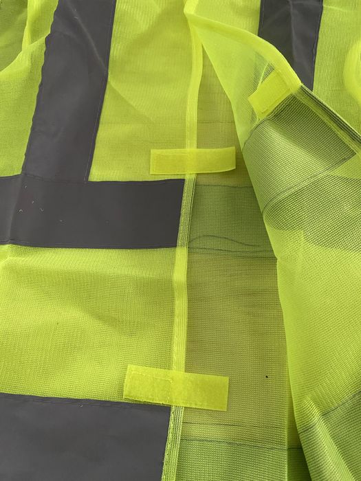 5 штук Жилети зелені світловідбиваючі