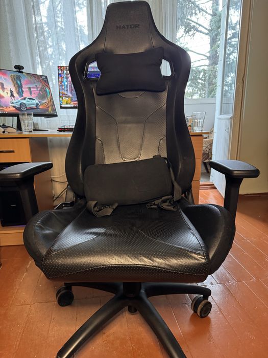 Крісло Hator apex alcantara black