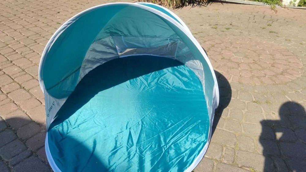 Namiot Plażowy Parawan Samo rozkładający się Duży na Plażę Ogród UV