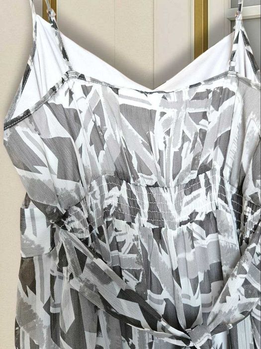 Летний длинный шифоновый сарафан на бретелях George, р. XL/2XL