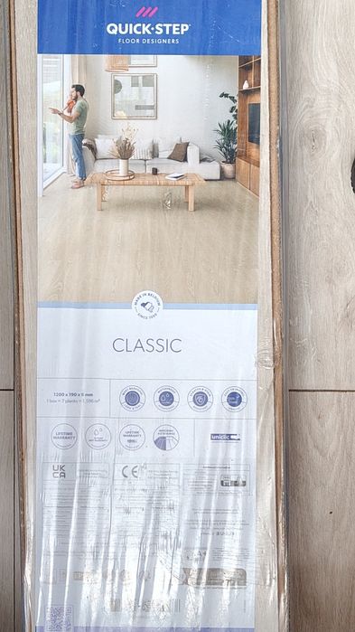 Panel podłogowy quick step + podklad