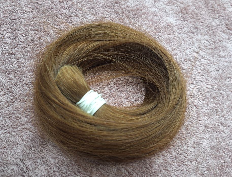 Naturalne włosy jasny brąz 6#