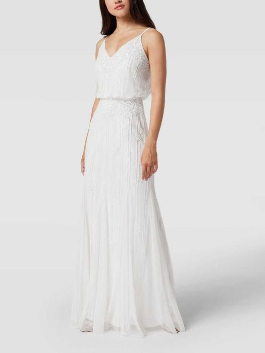 Suknia ślubna Lace Beads perełki kryształki