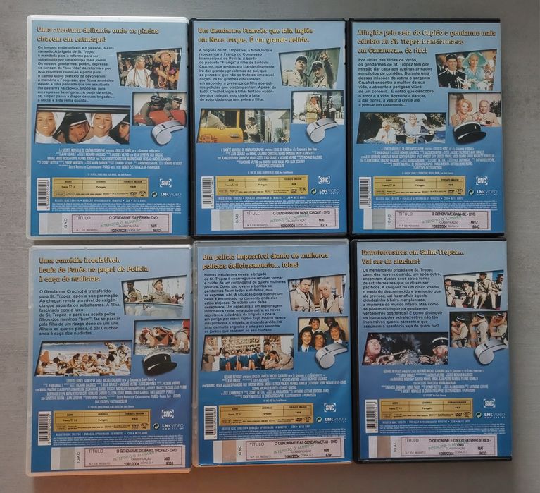 Coleção dvds o Gendarme