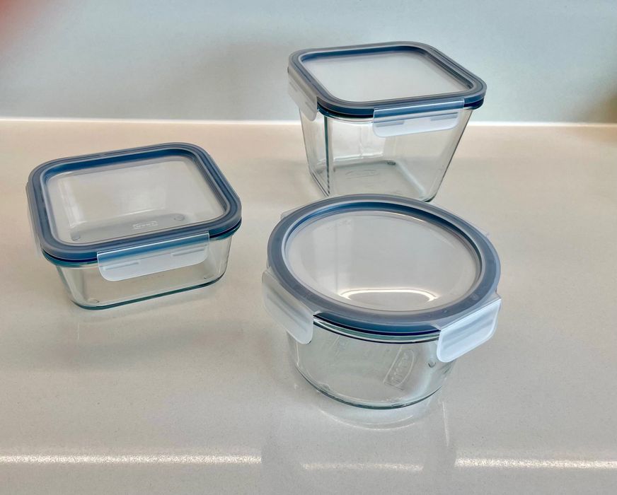 Recipientes de vidro para alimentos / Glass food containers