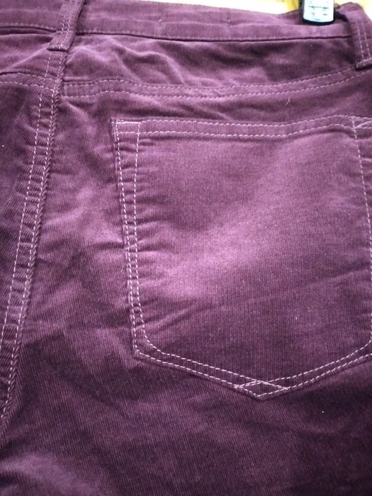 Подростковые брюки Gap микровельвет бордо 26 р
