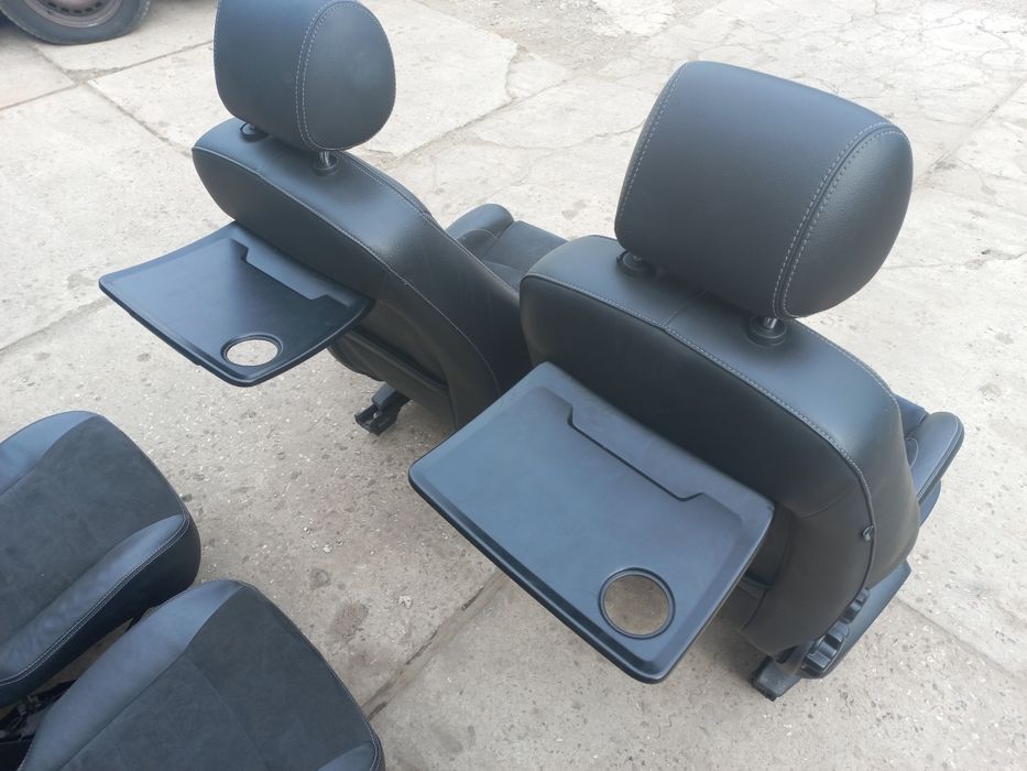 Fotele siedzenia ford galaxy s-max skóra z alcantarą