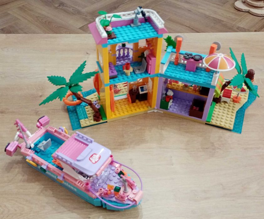 Klocki ELEFUN Wakacje nad morzem 850 elementów - BARDZO DUŻY zestaw klocków typu lego