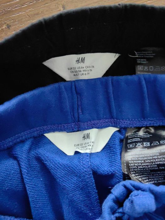 Spodnie dresowe H&M w rozmiarze 122