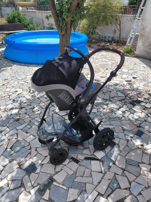 Carrinho de bebe 3 em 1 kinderkraft