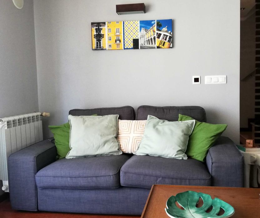 Sofá 3 lugares com chaise longue Kivik Ikea