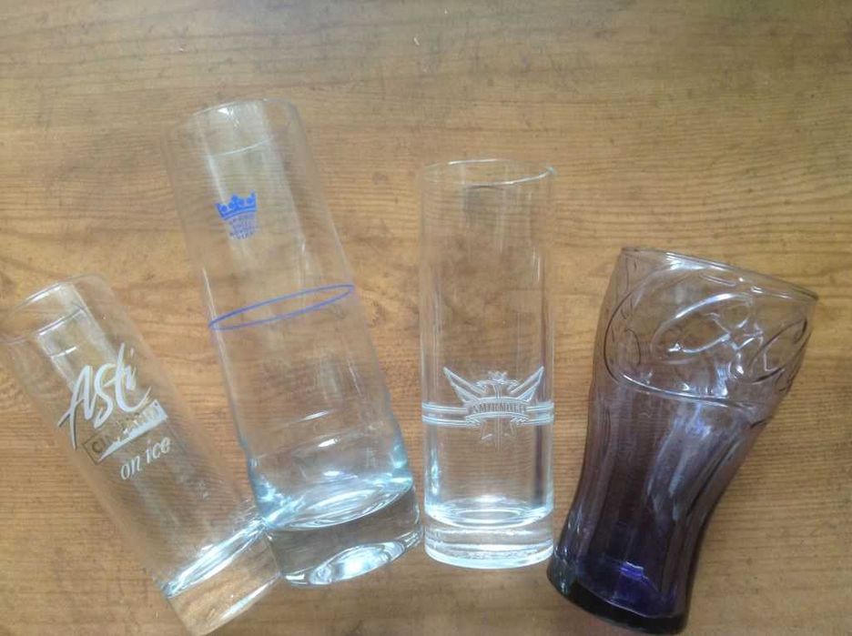 Zestaw szklanek do drinków z logo firmowym